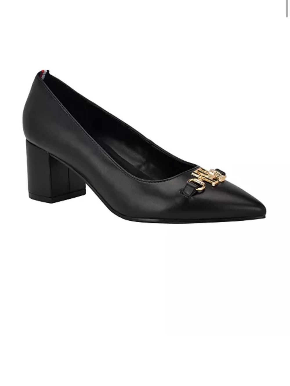 Tommy Hilfiger Nanya Block Heel Classic Pumps Size 6 MSRP $89 Brand New in Box